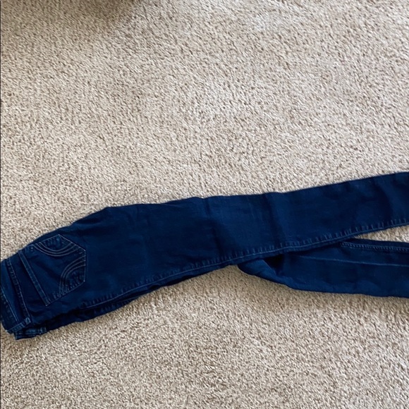 Hollister Skinny Navy Blue Jeans - Picture 1 of 4